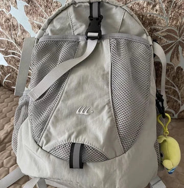 Qfdian Streetwear Vintage Fashion Backpacks Casual Trendy Y2k Aesthetic Students Schoolbags Japanese Women Grunge All Match Rucksacks